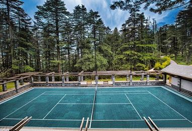 Play a Game of Tennis at 5 Star Hotel The Oberoi Wildflower Hall Shimla