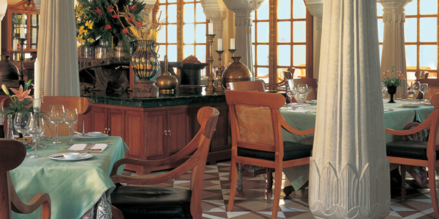 Surya Mahal The Oberoi Rajvilas Multi Cuisine Restaurant In Jaipur Surya Mahal An All Day Dining Area At The Oberoi Rajvilas Jaipur
